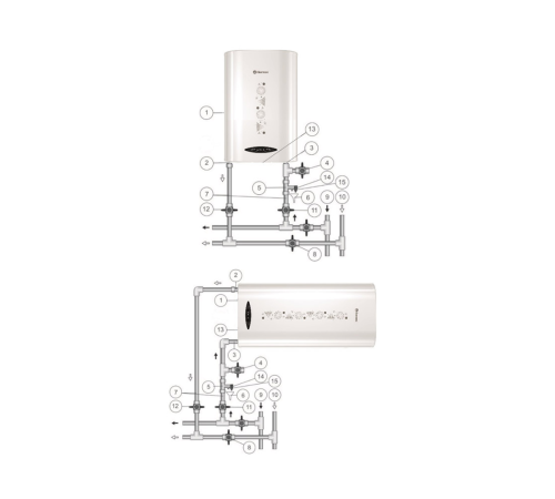 Водонагреватель накопительный Thermex Aris 100 100 л 12233