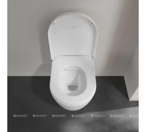 Унитаз подвесной Villeroy & Boch Avento 370x530 мм с сиденьем 5656HR01
