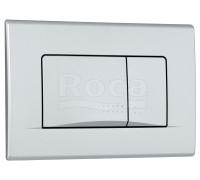 Панель смыва Roca Active 32B 2 режима 255х170х18 мм матовый хром 8901130B2