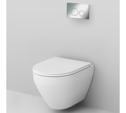 Комплект инсталляция с подвесным унитазом AM.PM FlashClean с сиденьем микролифт и клавишей IS49051.701700