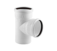 Тройник ELITE МК МПП 110/110х87° белый 36523