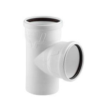Тройник ELITE МК МПП 110/110х87° белый 36523