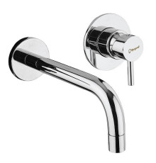 Смеситель для раковины Margaroli Moderna 2002 настенный хром RU2002AA01CR