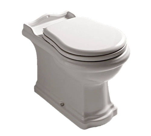 Унитаз приставной Kerasan Retro 61х39 см универсальный выпуск белый 101601/760390