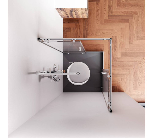 Душевое ограждение AM.PM Sunny 80x80 см без поддона W87G-403-8080-MT