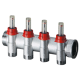 Коллектор запорный FAR 1 ВР-НР с расходомерами 4 отвода M24x19 FK 3970 C104