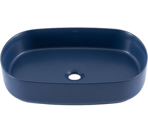 Раковина-чаша накладная Allen Brau Fantasy 55х36х12 см синяя 4.11022.ID