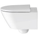 Унитаз подвесной Duravit D-Neo 37x54 см безободковый белый 2577090000