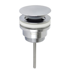 Донный клапан для раковины Splendy универсальный незапираемый 1 1/4 хром AA3071URMCR