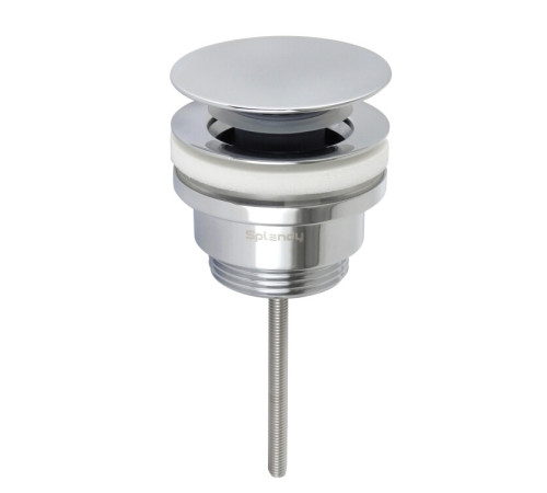 Донный клапан для раковины Splendy универсальный незапираемый 1 1/4 хром AA3071URMCR