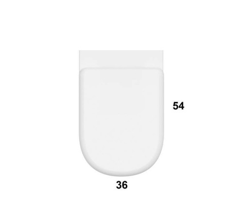 Унитаз подвесной Globo Lalita безободковый 54х36 см смыв Tornado белый LTS02BI