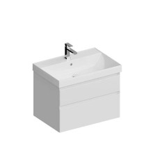 Тумба подвесная Kerama Marazzi Cubo 70 см с ящиками белая матовая CUB.70.2\WHT.M