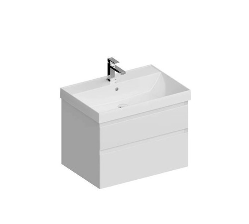 Тумба подвесная Kerama Marazzi Cubo 70 см с ящиками белая матовая CUB.70.2\WHT.M