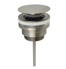 Донный клапан для раковины Splendy универсальный незапираемый 1 1/4 никель брашированный AA3071URMNB