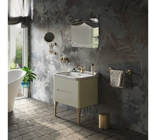 Комплект подвесной мебели Kerasan Waldorf 80 см с 2 ящиками белая матовая ваниль 4141K1bi/cr / 925630