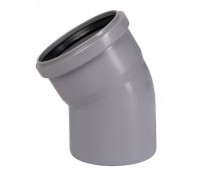 Отвод Ostendorf HTB 30° 50 мм PP RAL 7037 112110