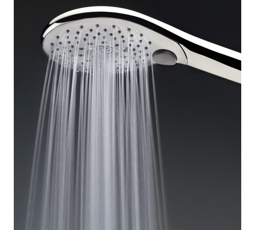 Душевой комплект Bossini Syncronia с лейкой, шлангом и держателем, черный матовый C12034C.073