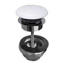 Донный клапан для раковины Scarabeo 1 1/4 хром/Pearl 10010CCR41