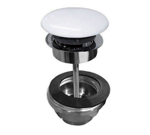 Донный клапан для раковины Scarabeo 1 1/4 хром/Pearl 10010CCR41