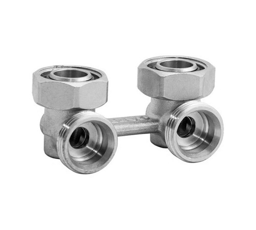 Узел нижнего подключения радиатора Gappo G268 угловой 3/4 x 3/4 EK G268