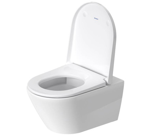 Унитаз подвесной Duravit D-Neo 37x54 см безободковый белый 2577090000