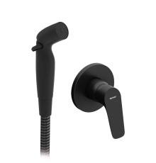 Смеситель с гигиеническим душем AM.PM Jupiter встраиваемый черный 777510300