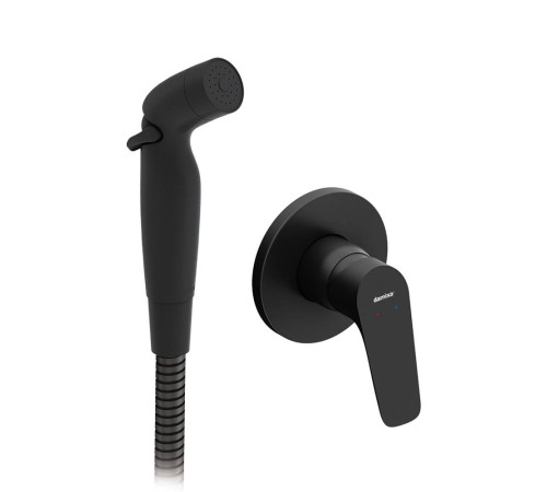 Смеситель с гигиеническим душем AM.PM Jupiter встраиваемый черный 777510300