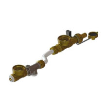 Байпасный комплект Tiemme FLOOR для коллекторов из штампованной латуни 3850015