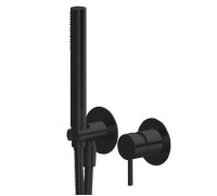 Смеситель для душа Newform X-STEEL 316 встраиваемый с ручным душем и шлангом 150 см PVD brushed gun metal 69676EX.59.064