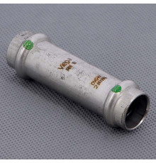 Муфта надвижная пресс Viega Sanpress Inox нержавеющая сталь 18 мм 436384