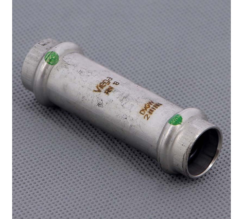 Муфта надвижная пресс Viega Sanpress Inox нержавеющая сталь 18 мм 436384