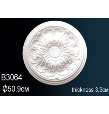 Розетка потолочная Perfect B3064 полиуретановая 640 мм B3064