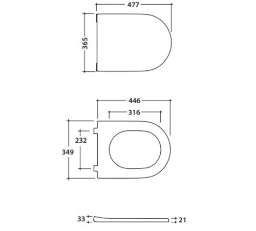 Сиденье для унитаза Globo Forty3 с микролифтом белое FOR23BI