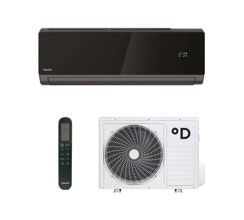 Кондиционер сплит-система Daikichi Carbon инверторный черный глянец DA70DVQ1-B2/DF70DV1-2