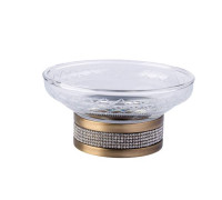 Мыльница настольная Boheme Royal Cristal бронза 10930-BR
