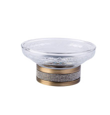 Мыльница настольная Boheme Royal Cristal бронза 10930-BR