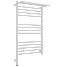 Полотенцесушитель электрический Сунержа Богема 3.1 с 1 полкой 500x800 мм левый белый матовый 30-6006-8050