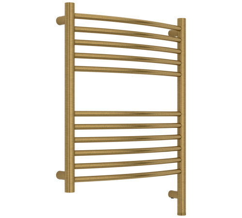 Полотенцесушитель электрический Сунержа Богема 3.1 выгнутая 500х600 мм правый состаренная латунь браш 051-6003-6050