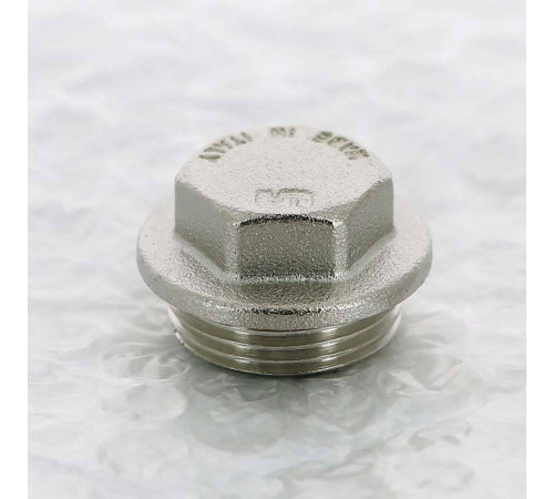 Заглушка резьбовая Uni-Fitt НР никелированная 3/4 608N3000