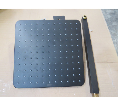 Верхний душ Bossini Cosmo 1 режим черный матовый H69598I.073