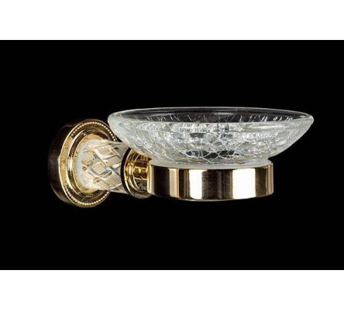 Мыльница подвесная Boheme Murano Cristal золото 10903-CRST-G
