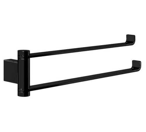 Полотенцедержатель двойной Gessi Emporio матовый черный 63617-299