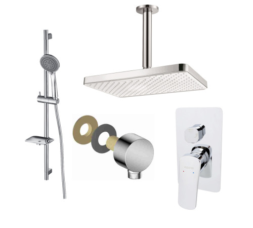 Душевой комплект 4 в 1 Aquatek Вега (AQ1046CR+AQ2071CR+AQ2454CR+AQ2011CR) AQ1075CR