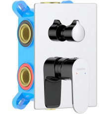 Смеситель для ванны Aquanet Oberon скрытого монтажа 3 режима AQ1247CR