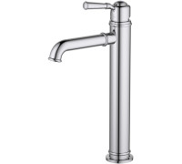 Смеситель для раковины высокий Aquanet КЛАССИК 235 мм без донного клапана хром AQ1504CR