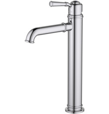 Смеситель для раковины высокий Aquanet КЛАССИК 235 мм без донного клапана хром AQ1504CR