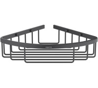 Полка угловая Aquanet матовый черный AQ4906MB