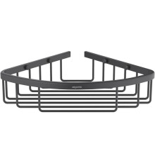 Полка угловая Aquanet матовый черный AQ4906MB