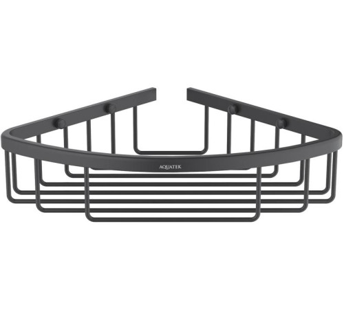 Полка угловая Aquanet матовый черный AQ4906MB