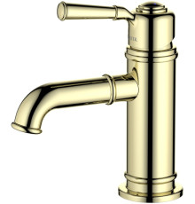 Смеситель для раковины Aquanet Классик без донного клапана полированное золото AQ1510PG